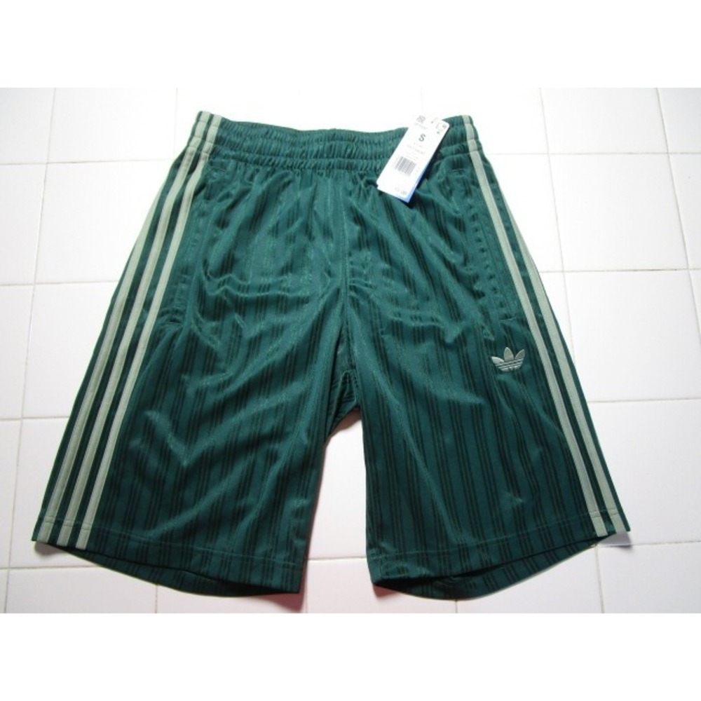Adidas Originals JP1031 Poly Shorts Green Trefoil Men's Small